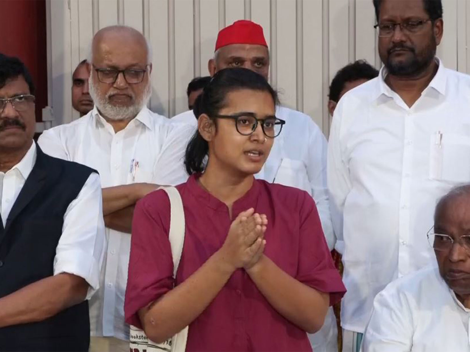 All India Students' Association (AISA) president Neha Bora (File Photo/ANI)
