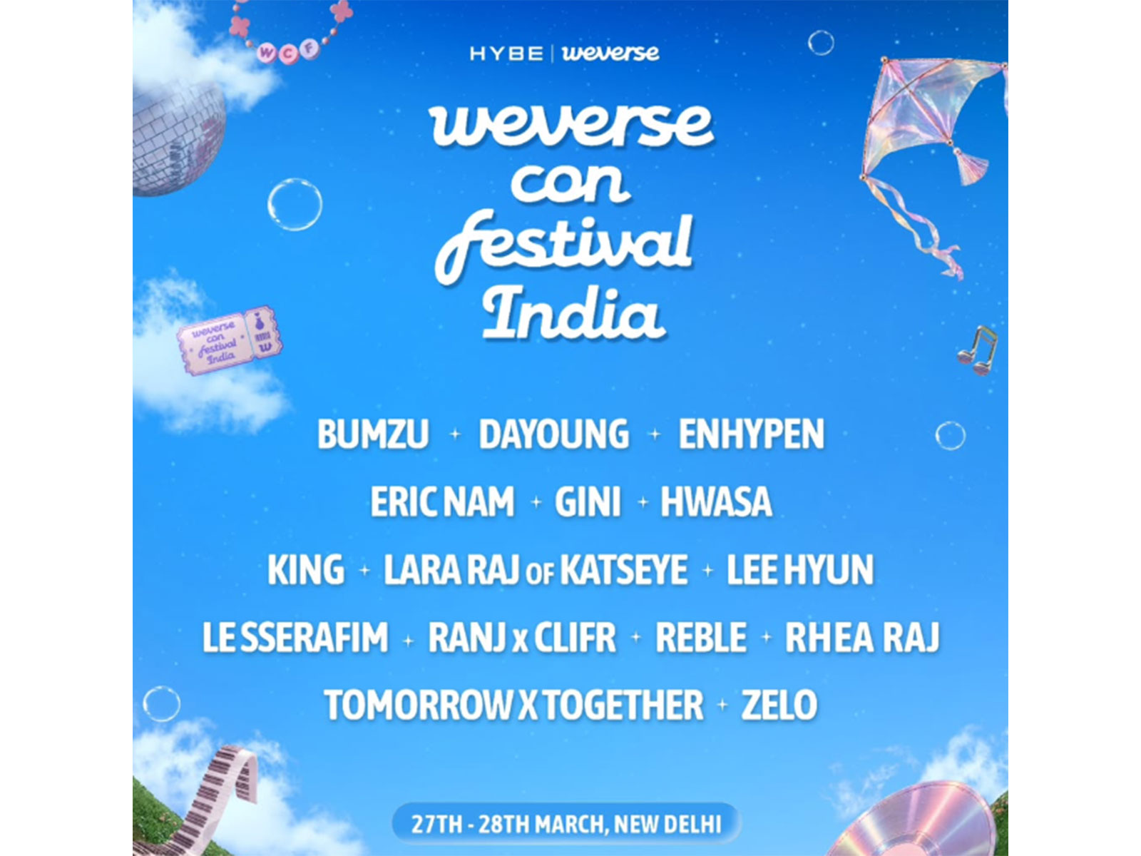 Weverse Con Festival India (Photo/Instagram@hybeindia)