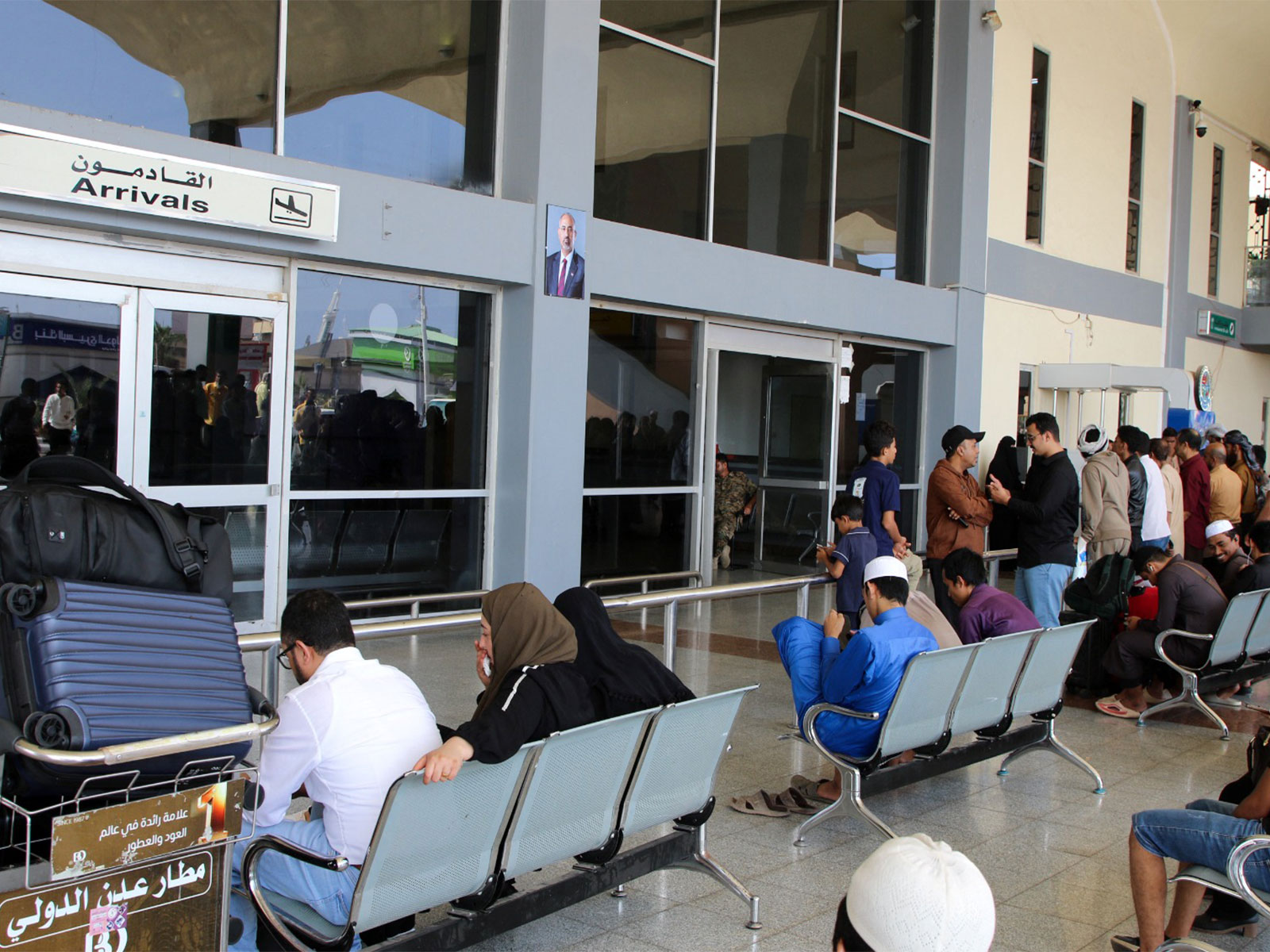 Passengers wait for their flights at Aden Airport in Aden, Yemen (File Photo/Reuters)