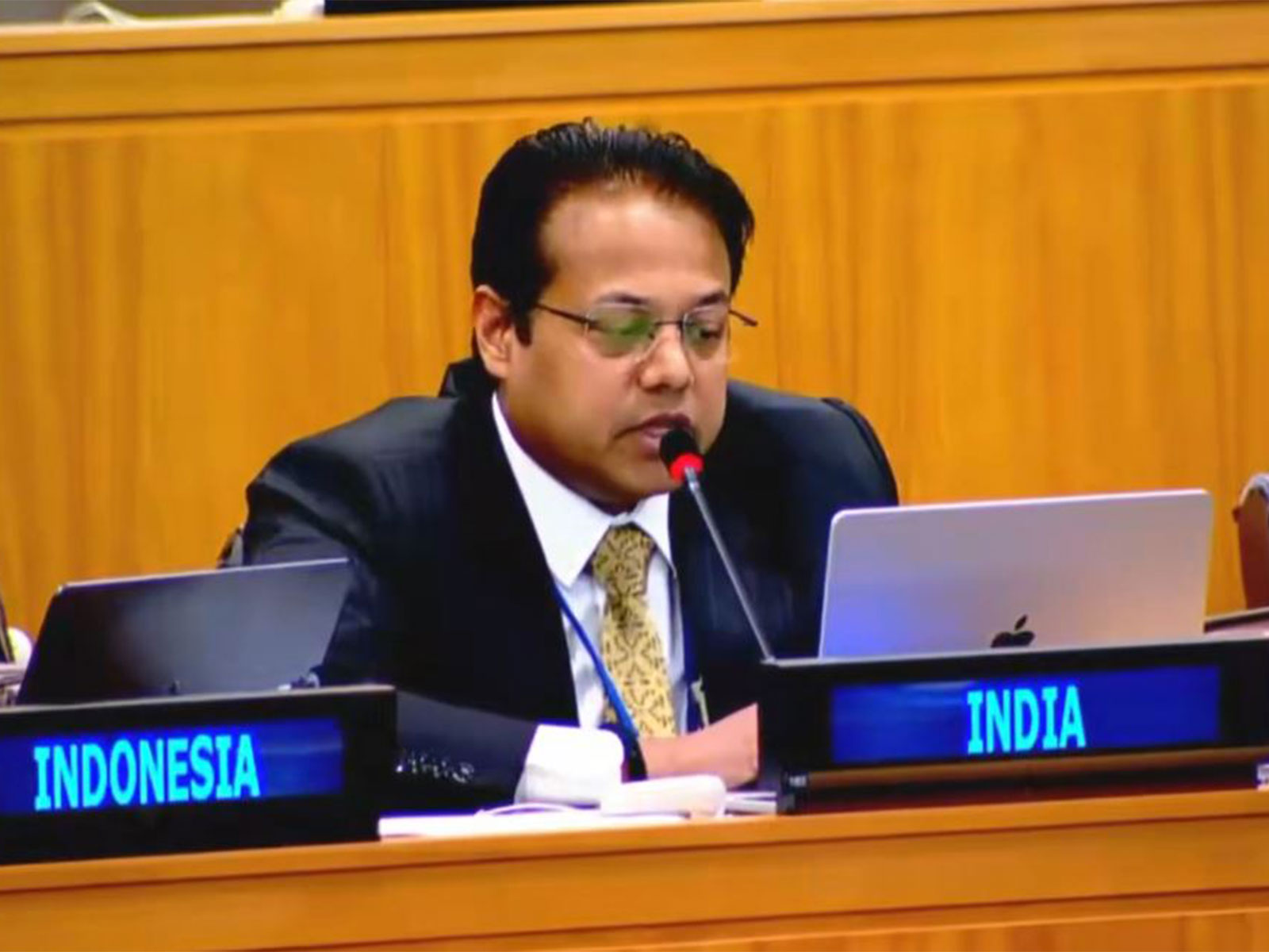 First Secretary Anuj Swarup (Photo/X/@IndiaUNNewYork)