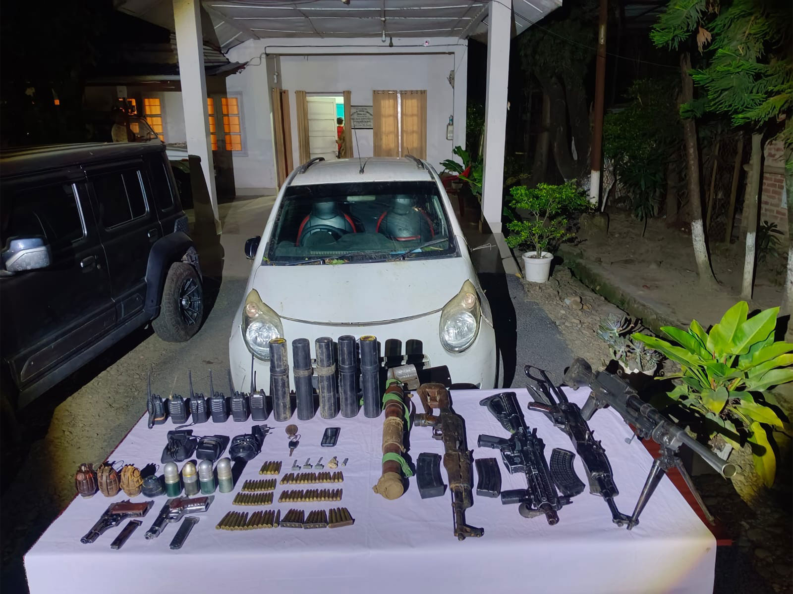 Arms and ammunitions recovered (Photo/ANI)
