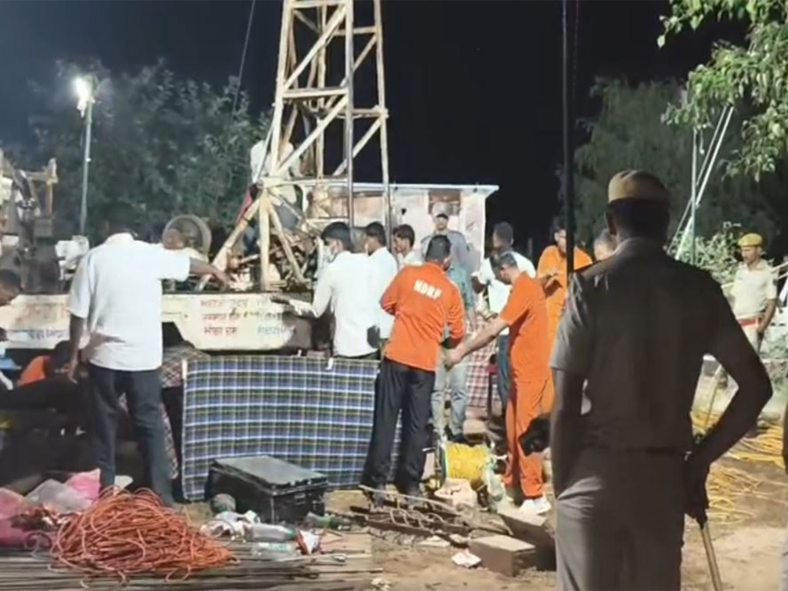 Borewell in Jodhpur where a 9-year-old boy died (Photo/ANI)