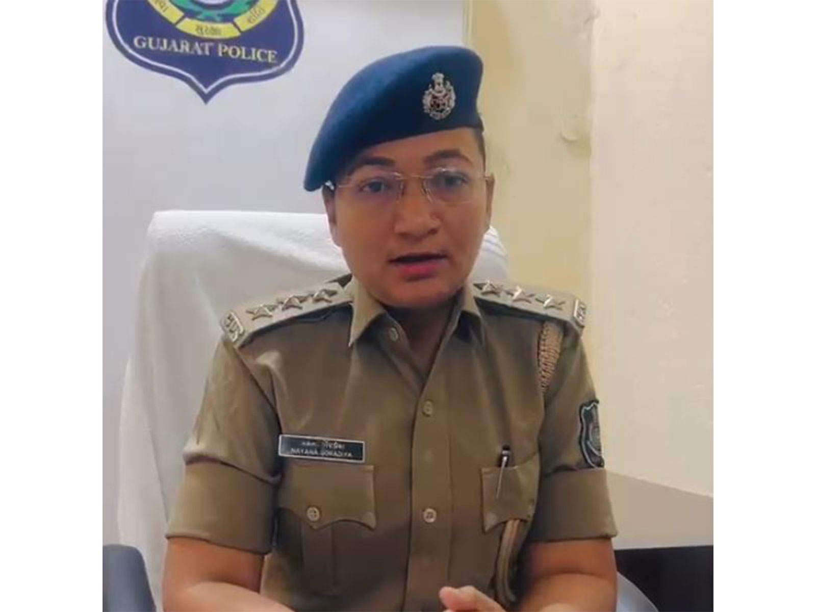 Gujarat: Deputy Superintendent of Police, Rajula, Nayana Goradiya (Photo: Amereli Police)