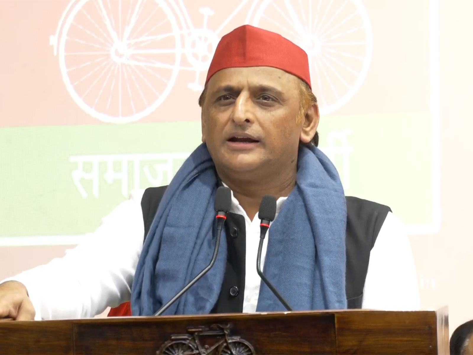 Samajwadi Party (SP) chief Akhilesh Yadav (Photo/ANI)