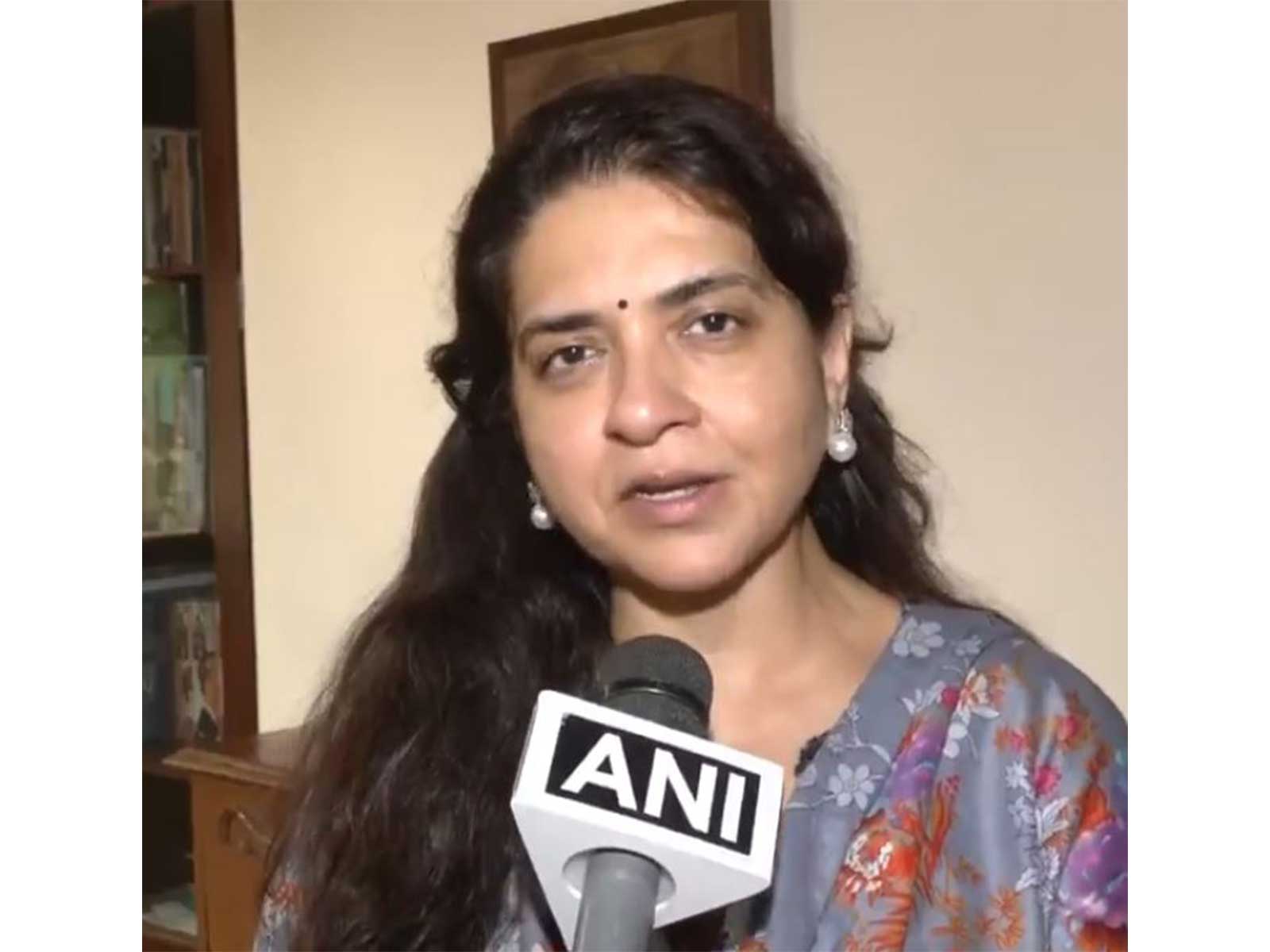 Shiv Sena leader Shaina NC (Photo/ANI)