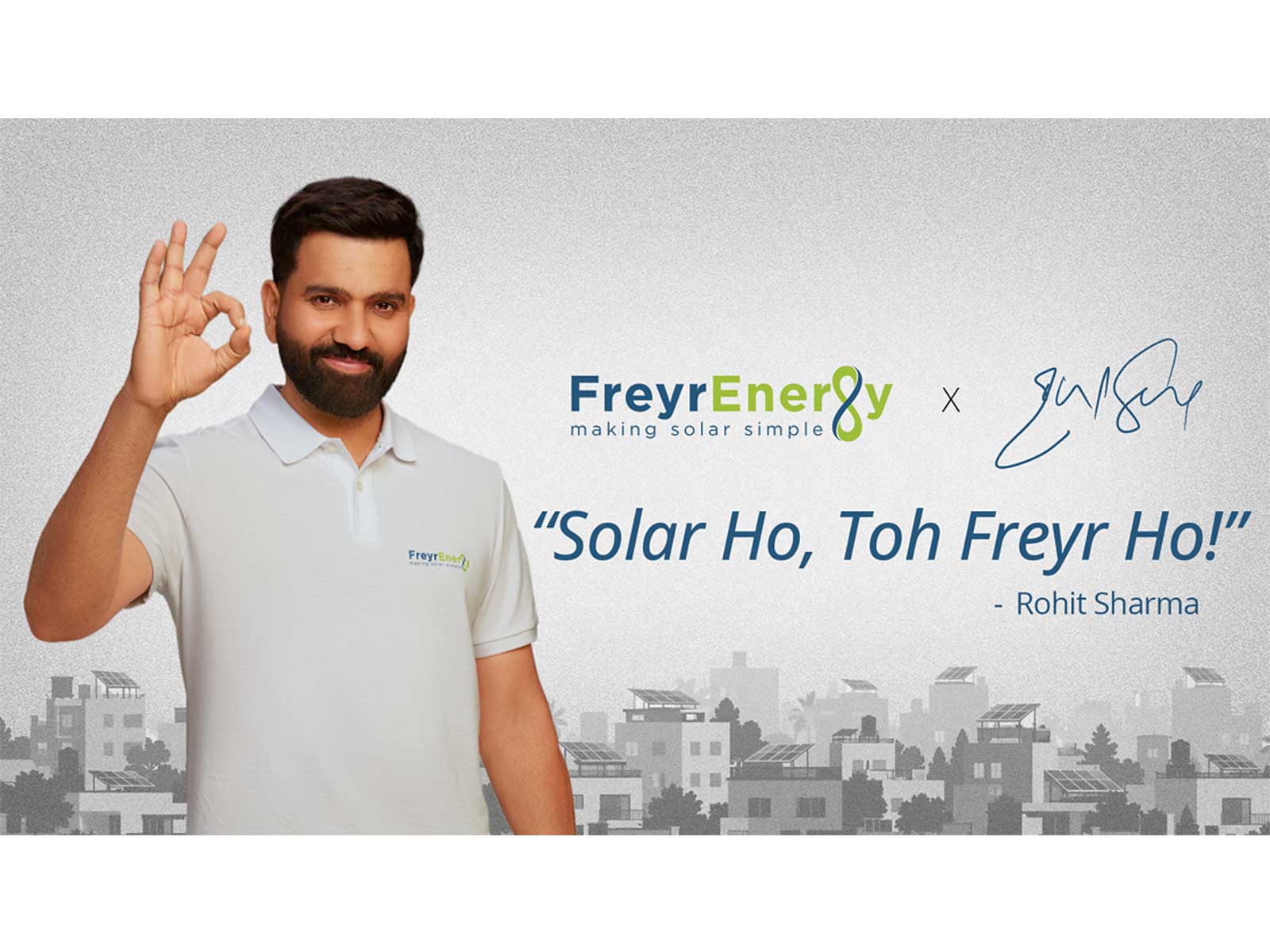 Rohit Sharma Joins Freyr Energy as First Brand Ambassador