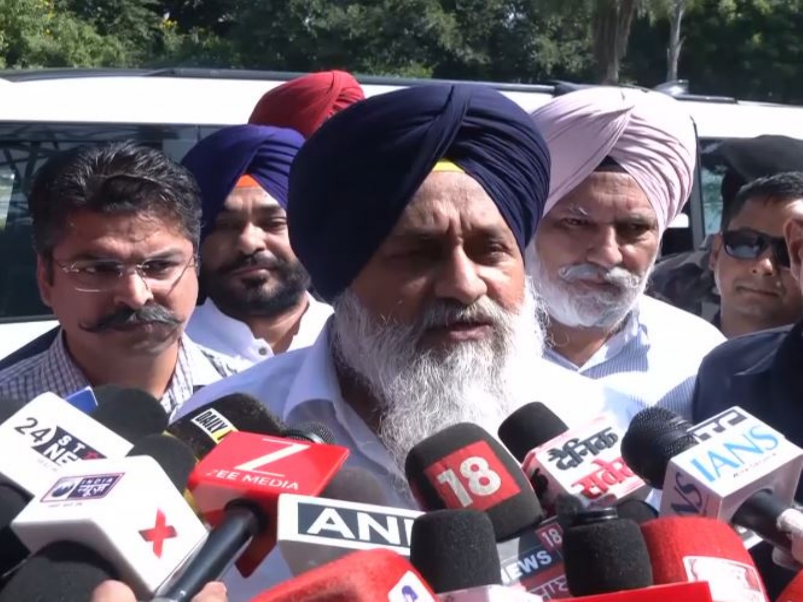 Shiromani Akali Dal (SAD) president Sukhbir Singh Badal (Photo/ANI)