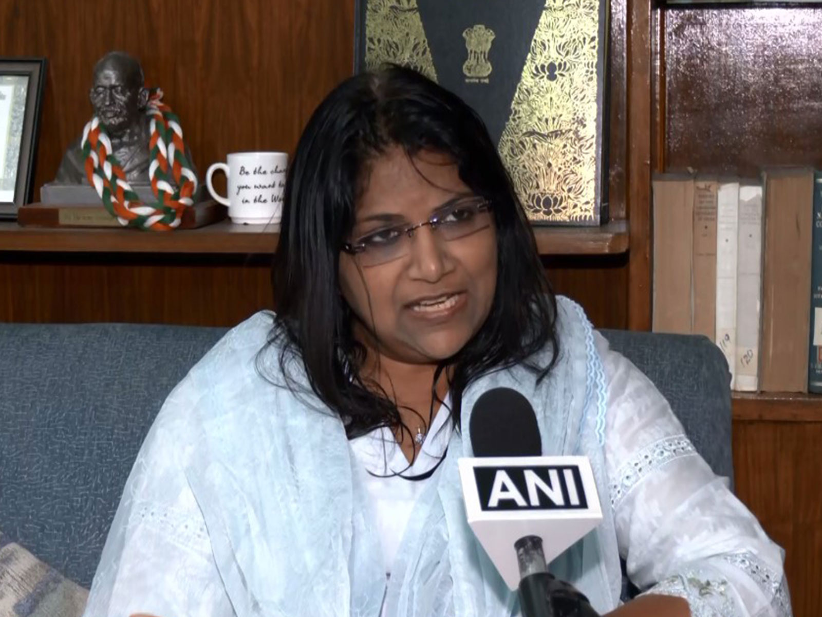 Congress Rajya Sabha MP Jebi Mather (Photo/ANI)