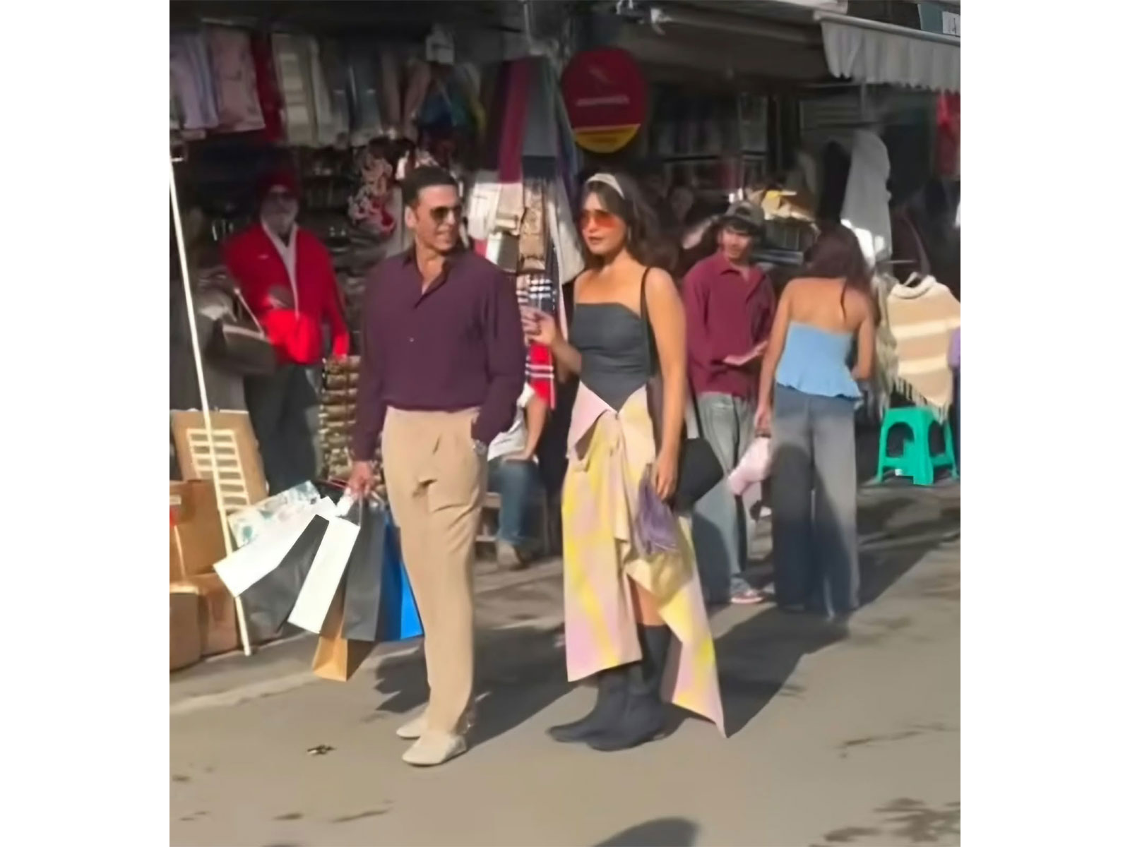 Akshay Kumar and Raashii Khanna shooting in Mussoorie (Photo/DIPRUttarakhand)