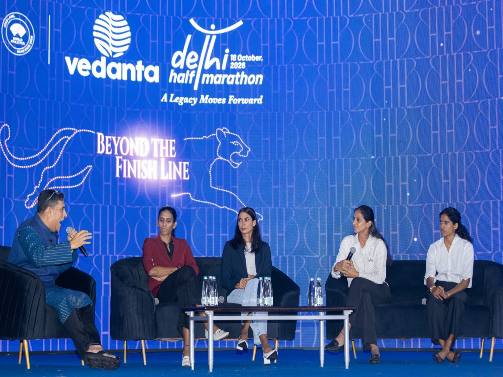 India's Asian Games heroes took to stage ahead of Delhi Half Marathon (Photo: Vedanta Delhi Half Marathon)