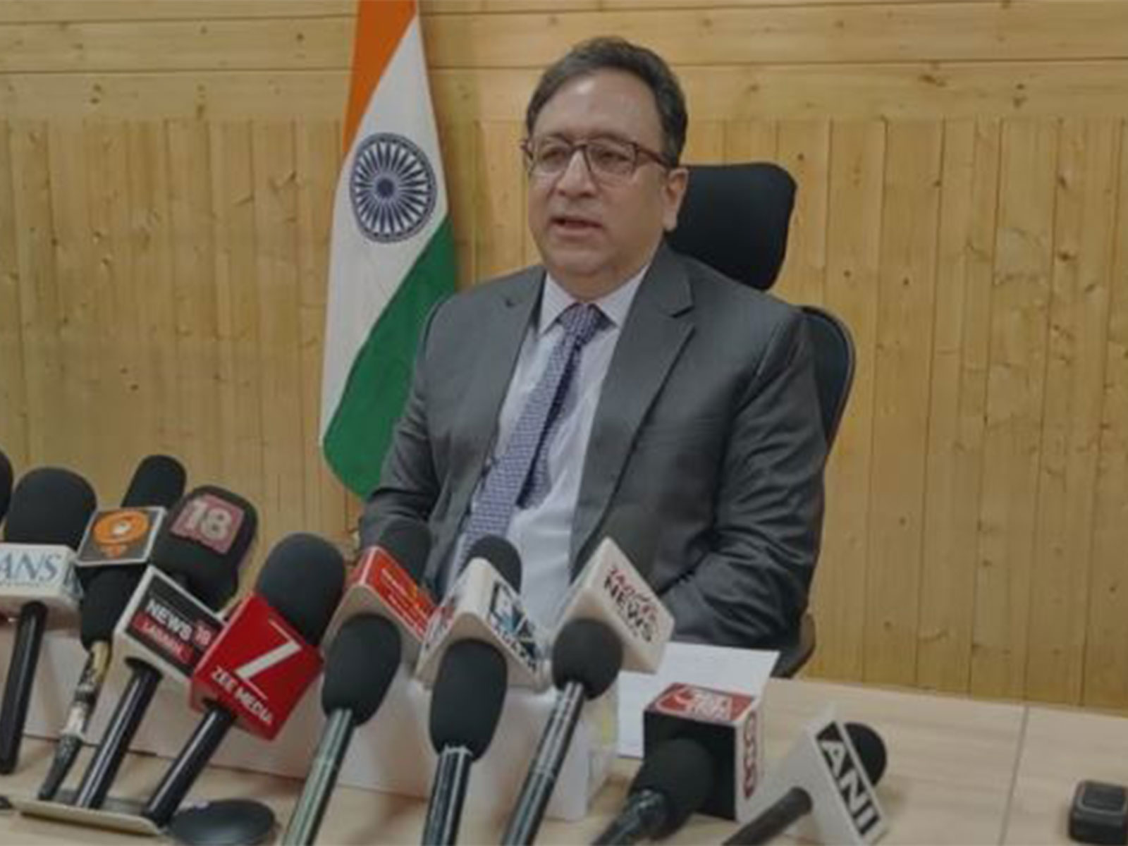 Chief Secretary of the Union Territory of Ladakh, Ashish Kundra (Photo/ANI)