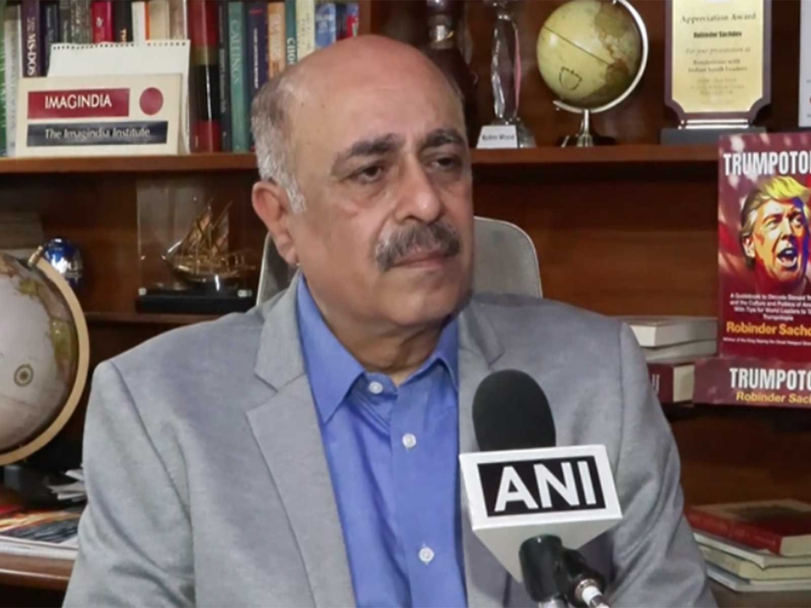 Foreign Affairs Expert Robinder Sachdeva (Photo/ANI)