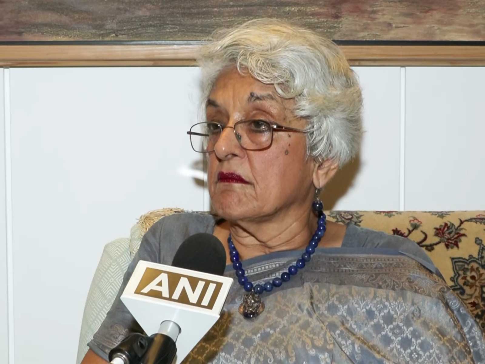 Former diplomat Veena Sikri (Photo/ANI)