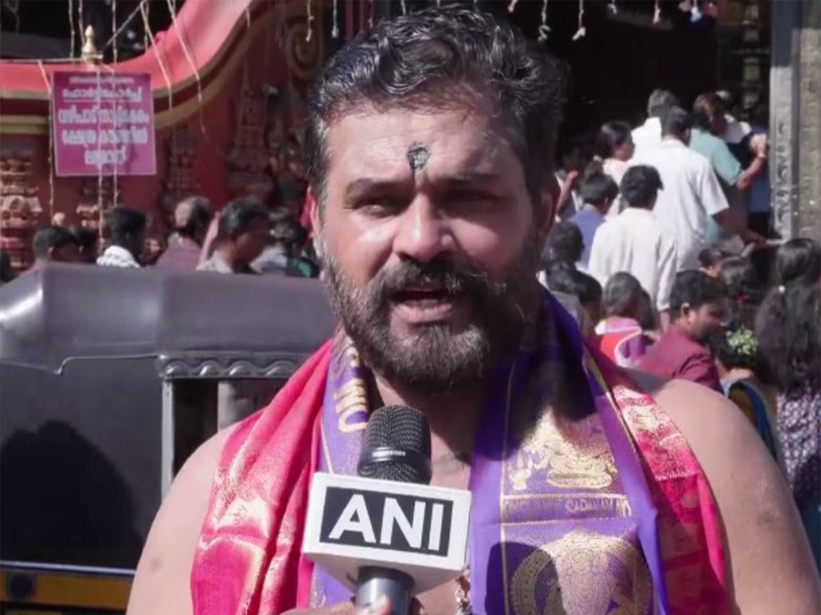 New Sabarimala Head Priest Areekkara Subramanian Sankaran Namboothiri (Photo/ANI)