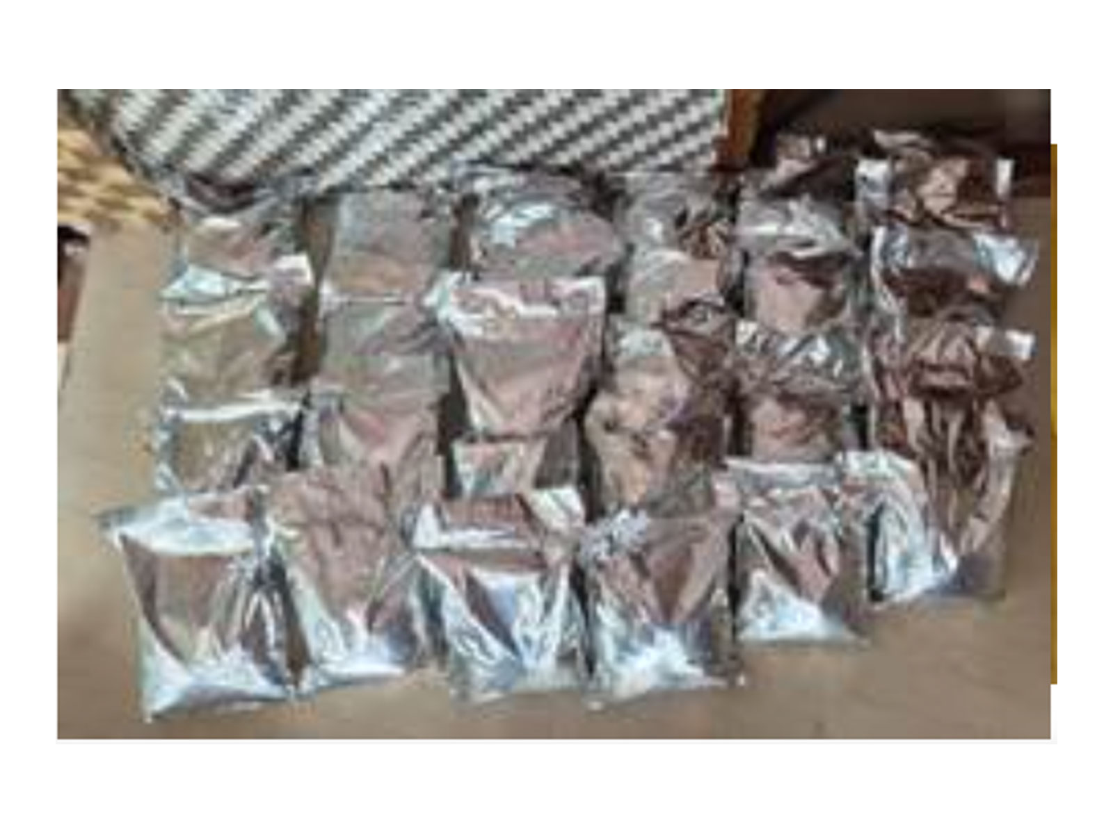 Seized material  (Photo/@PIB)