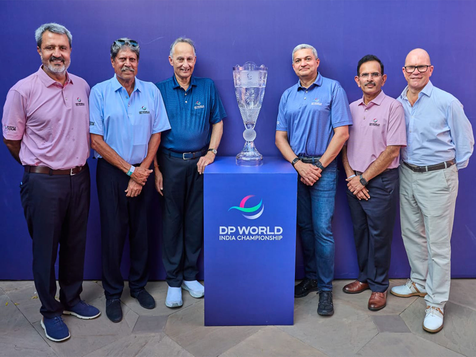 (From L-R) Amandeep Johl, Kapil Dev, Yuvraj Narayan, Rizwan Soomar, Hemant Kumar Ruia, Guy Kinnings. (Photo: DP World)