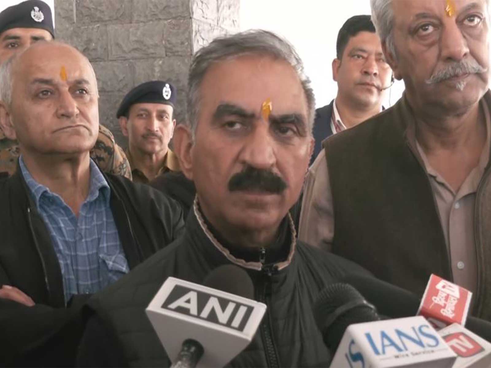 Himachal Pradesh Chief Minister Sukhvinder Singh Sukhu (Photo/ANI)