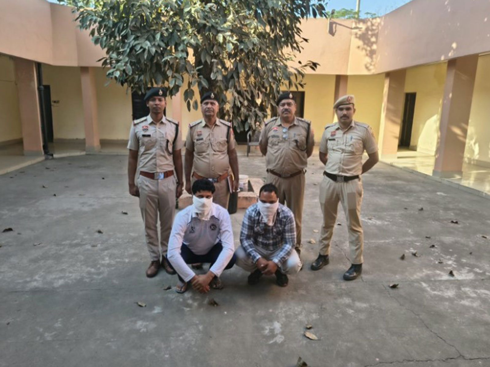 Haryana Police detained two youths (Photo/Haryana Police)