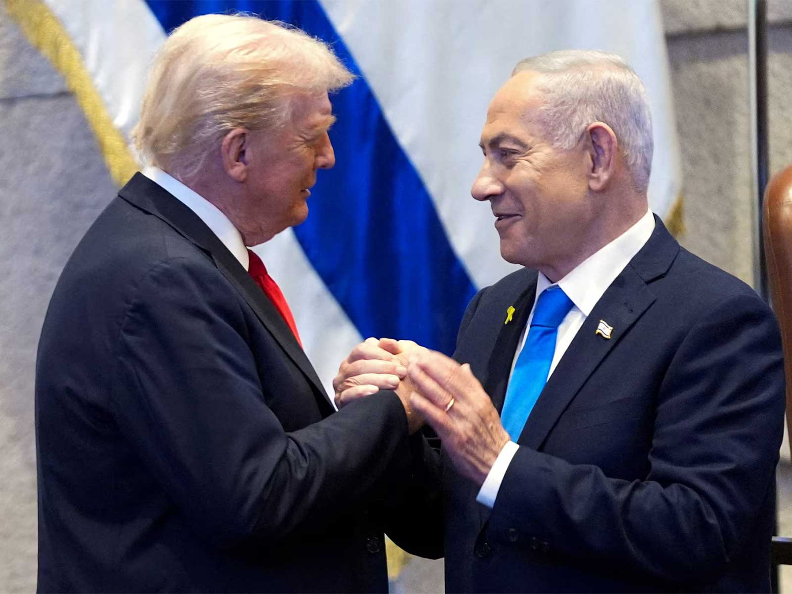 US President Donald Trump with Israel's Prime Minister Benjamin Netanyahu. (Photo/Reuters)