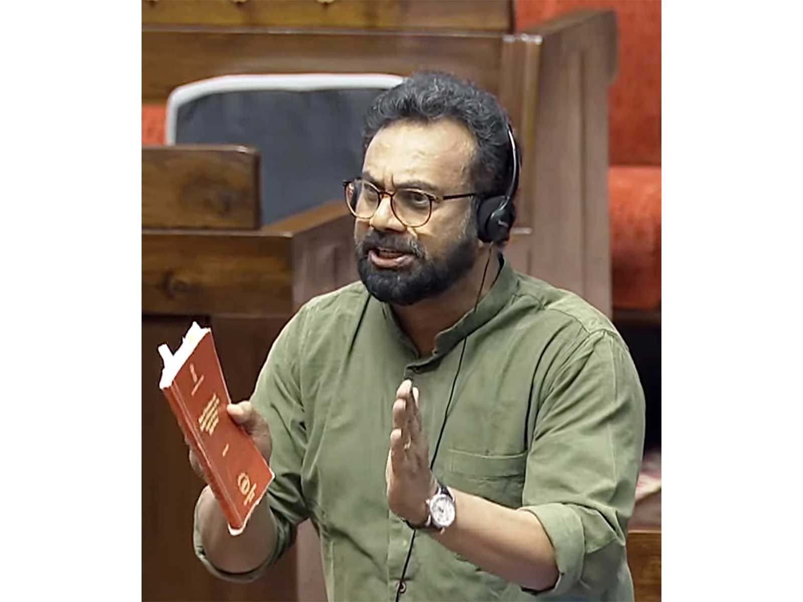 CPI(M) MP John Brittas (Photo/Sansad TV)