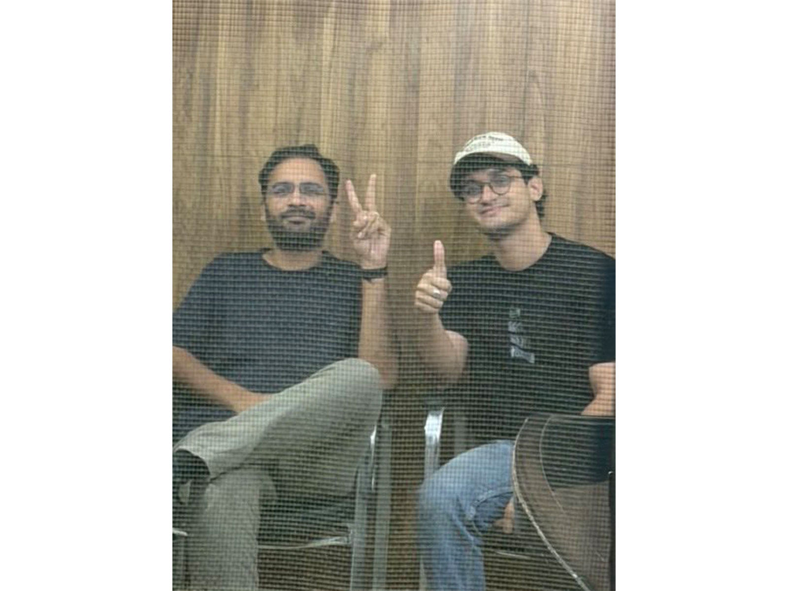 CJP activists Ashutosh Ranka and Saurav Das (Photo/X@AjinkyaCJP)