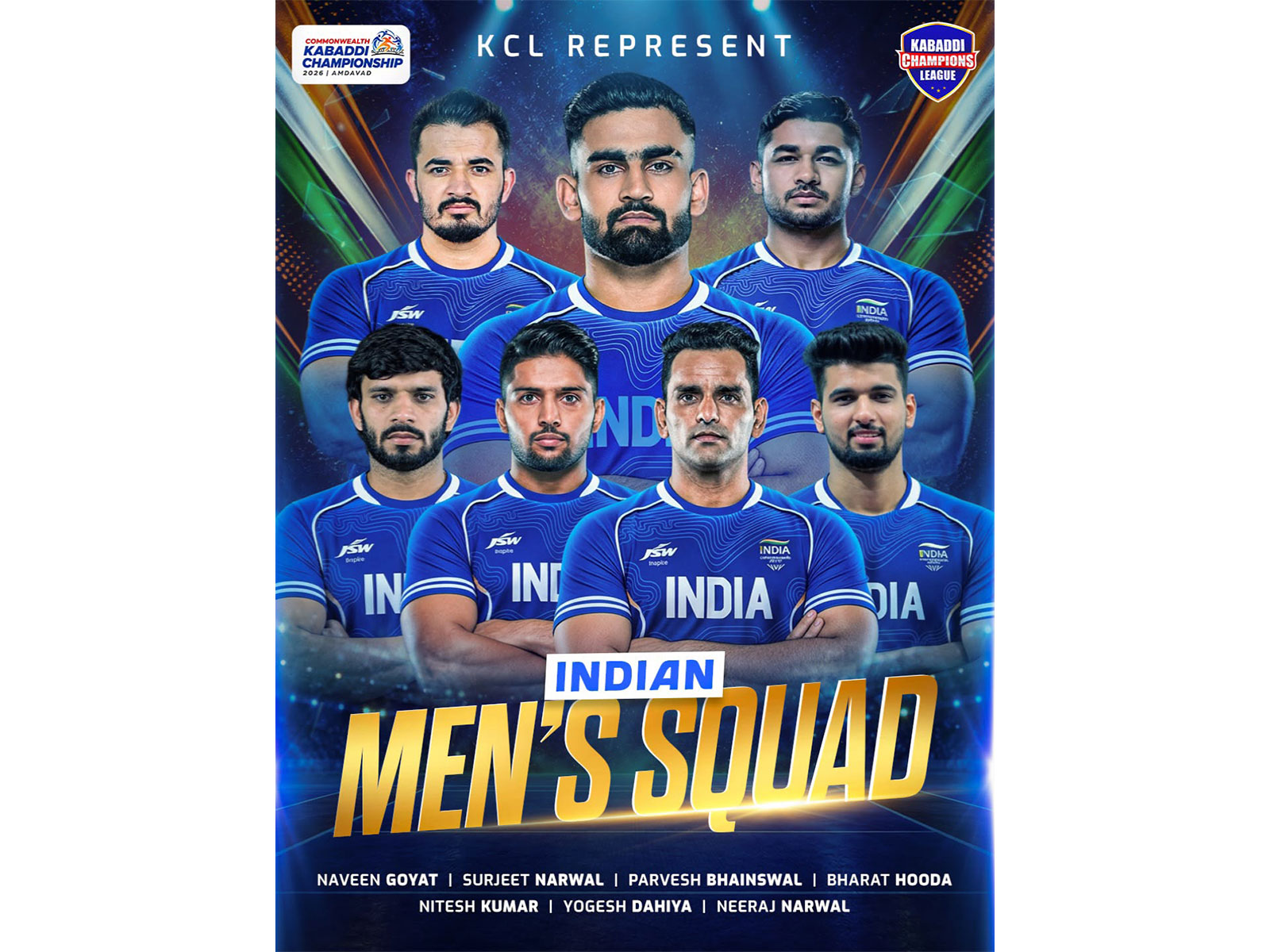 Seven KCL players feature in Commonwealth Kabaddi C'ship squad (Photo: KCL)
