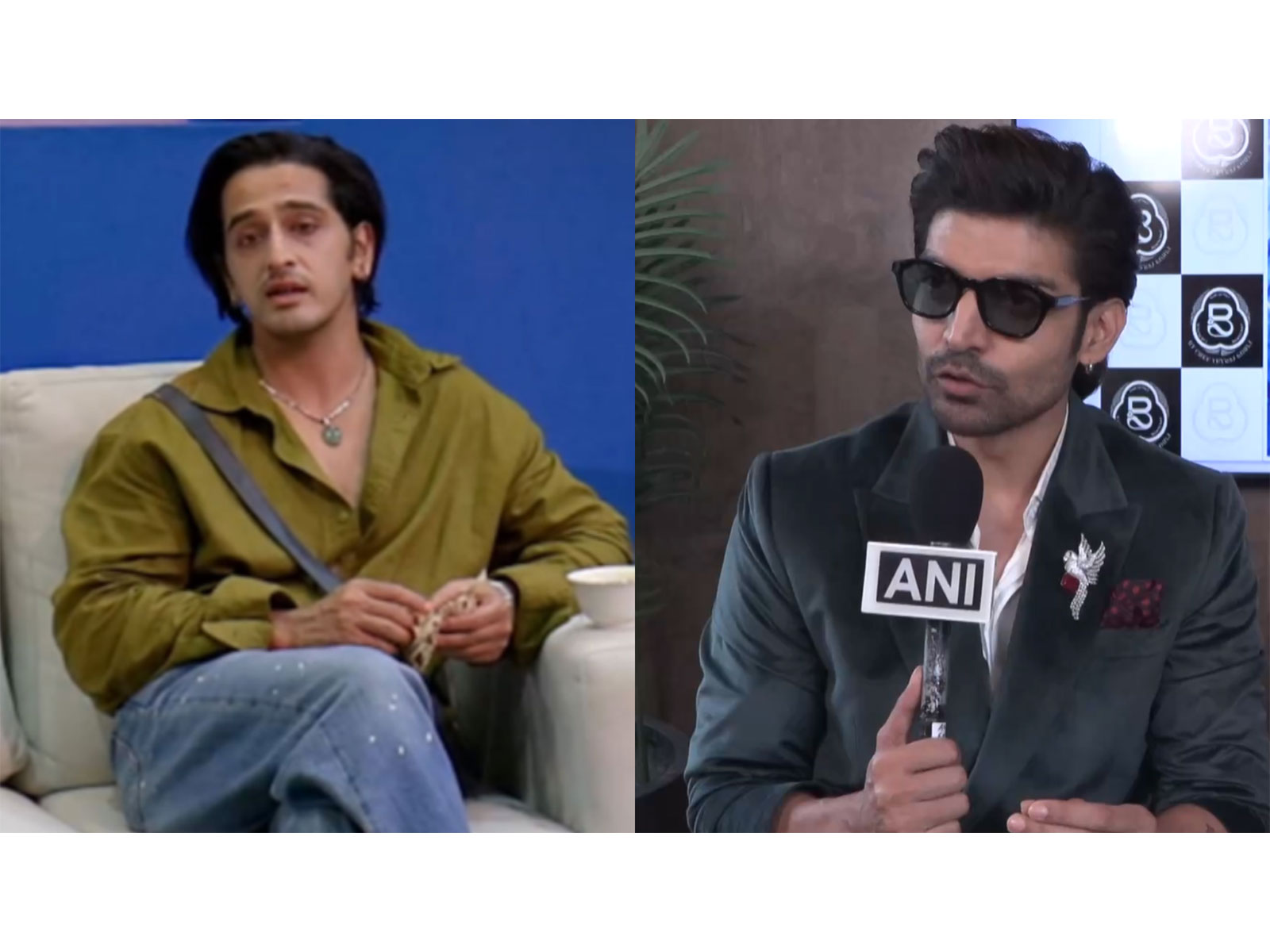 Qazi Touqeer (L) Gurmeet Choudhary (R) (Photos/Jio Hotstar Reality/ANI)