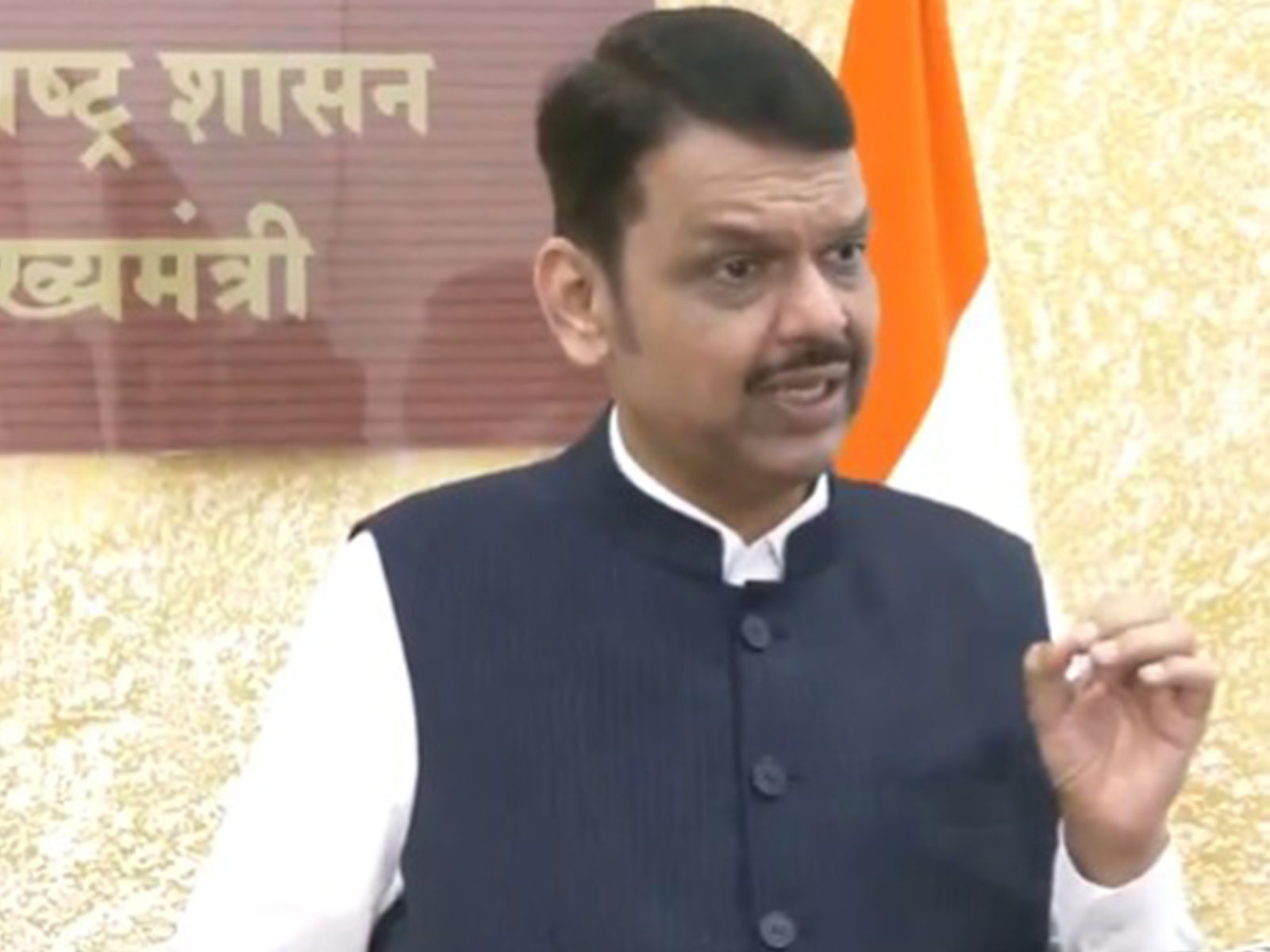 Maharashtra chief minister Devendra Fadnavis (Image source: ANI)