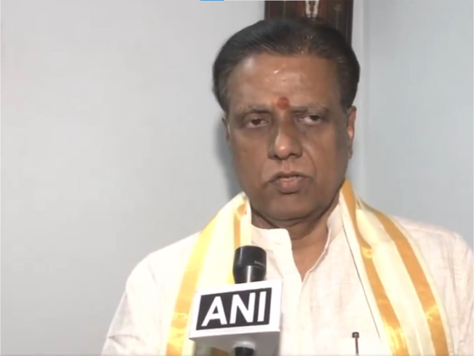 Telangana BJP chief spokesperson NV Subhash (Photo/ANI)