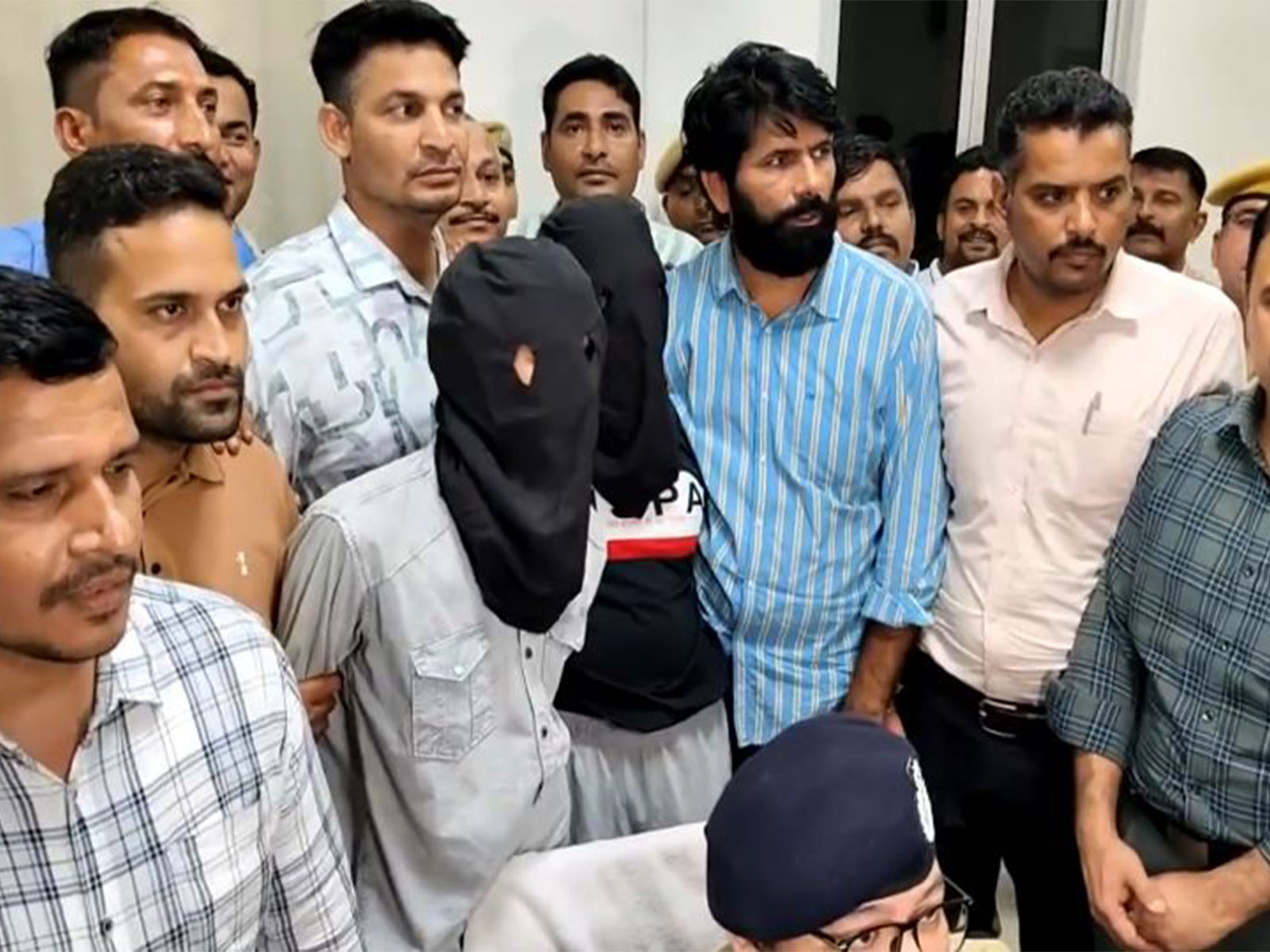 Accused held in Tiger Shroff firing case in Kota (Photo/ANI)