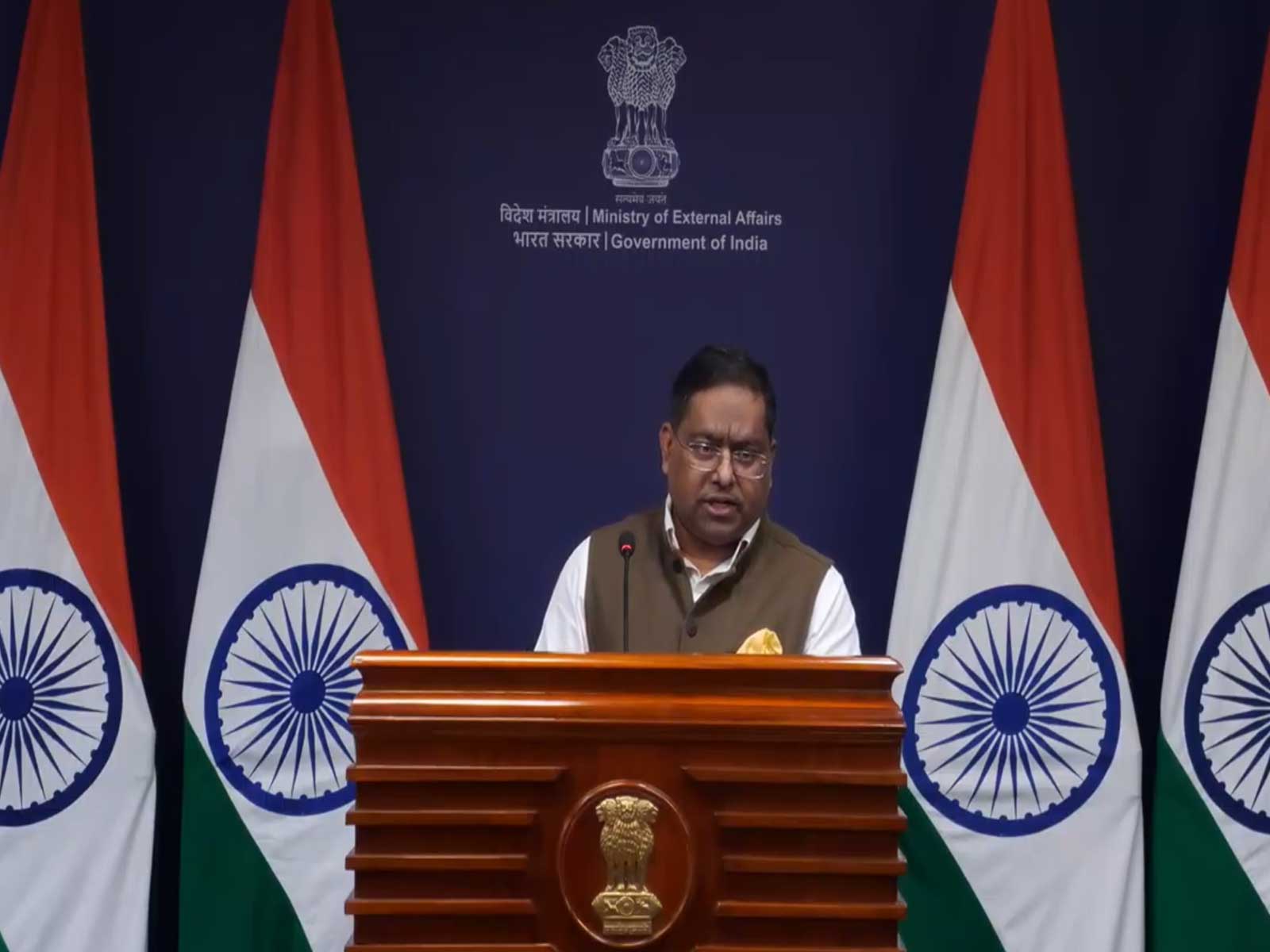 MEA Spokesperson Randhir Jaiswal (File Photo/ANI)