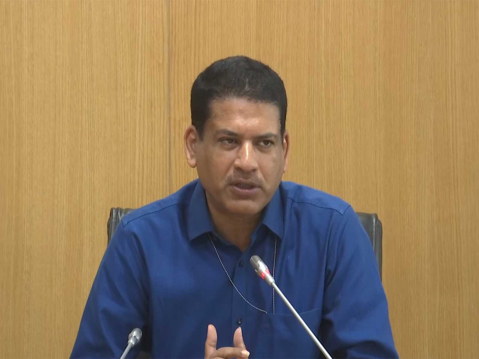 Ministry of New and Renewable Energy (MNRE) Secretary Santosh Kumar Sarangi (Photo/ANI)