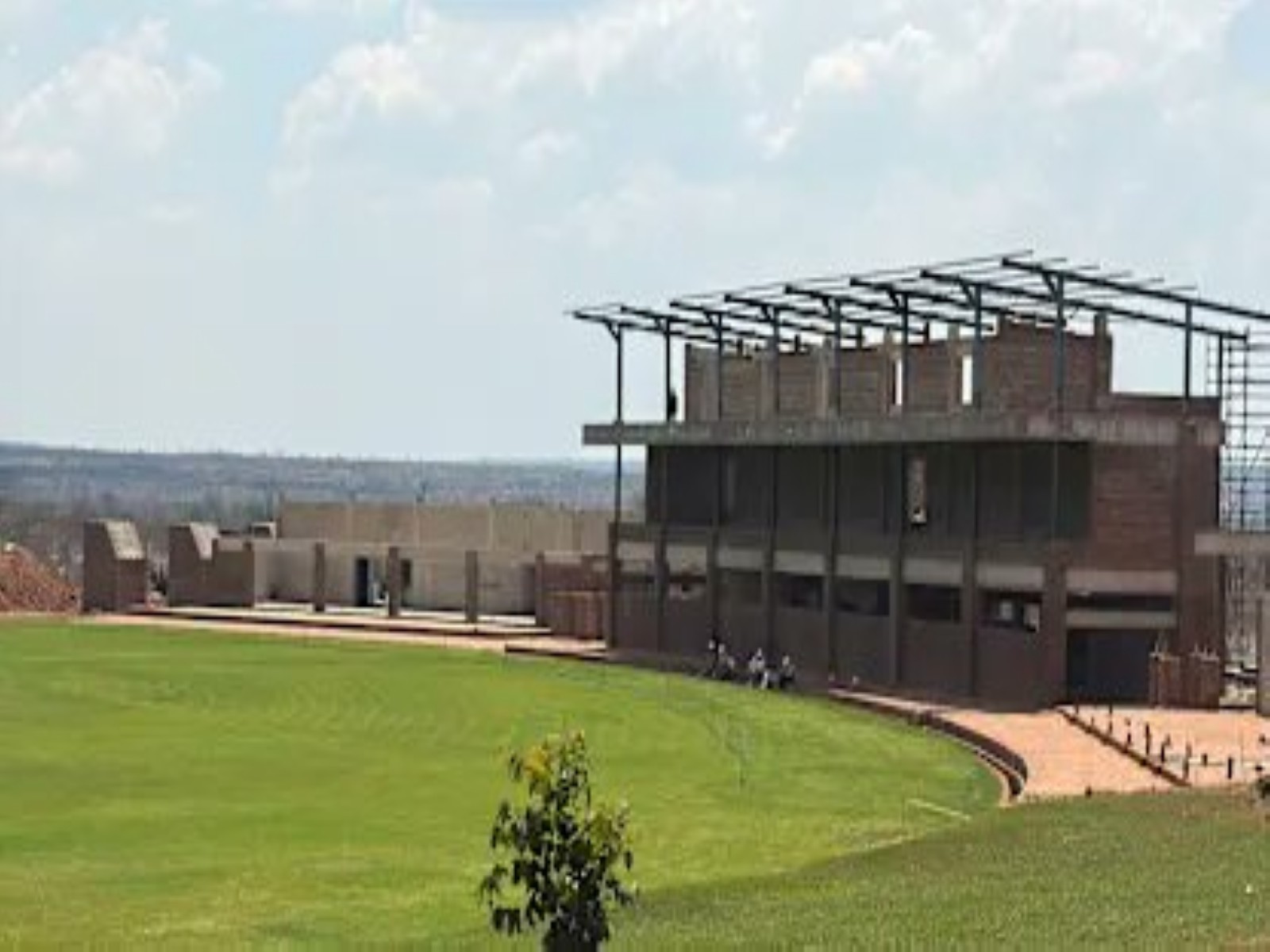 Mosi-oa-Tunya International Cricket Stadium at Victoria Falls. (Photo: X/ @ICC)
