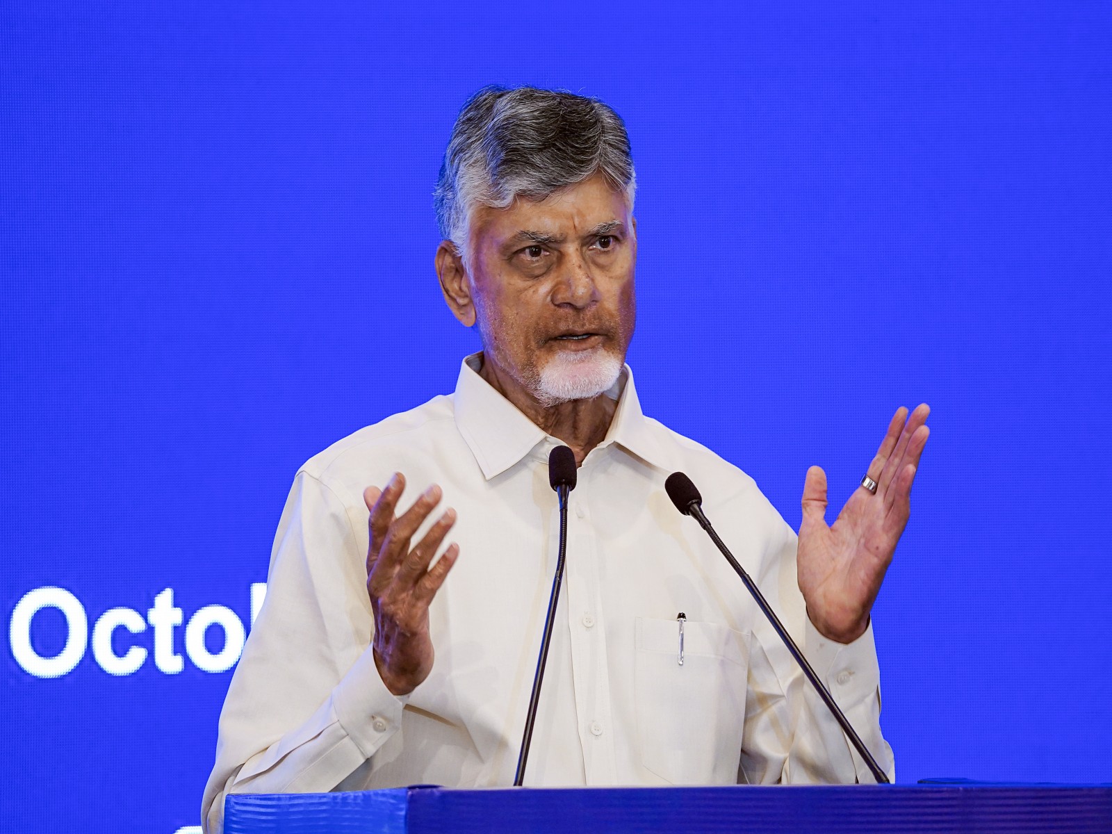 Andhra Pradesh Chief Minister Chandrababu Naidu (File Photo/ANI)