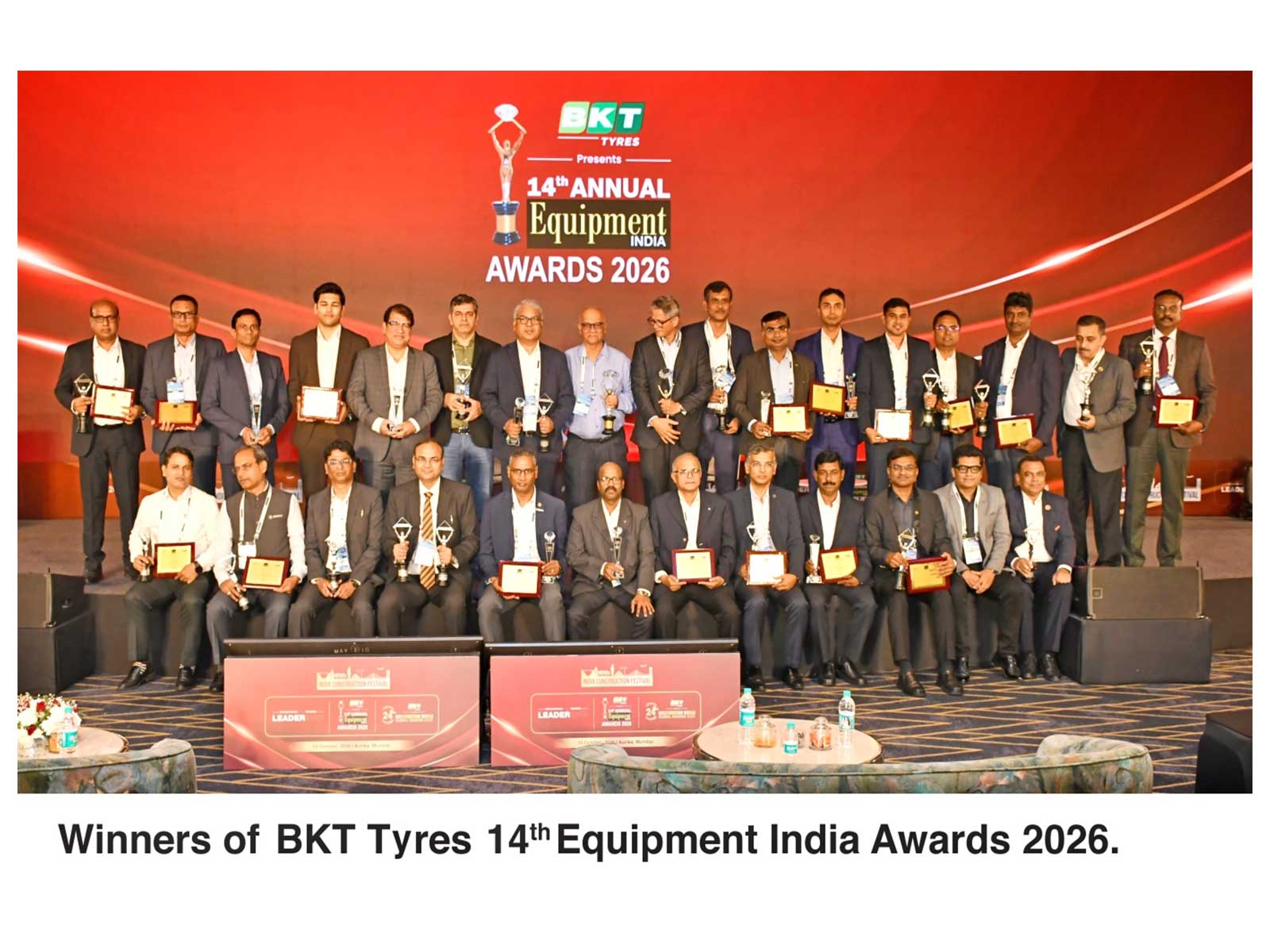India’s Best Selling Construction Equipment Awarded at 14th Equipment India Awards 2026!