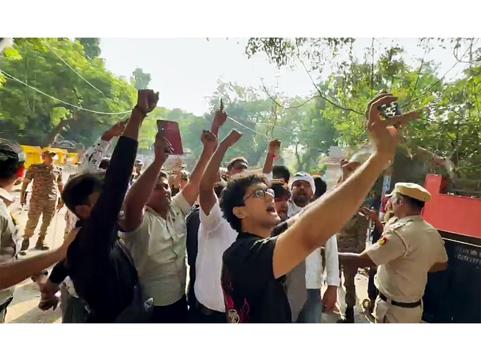 CJP's Saurav Das at Jantar Mantar (File photo/ANI)