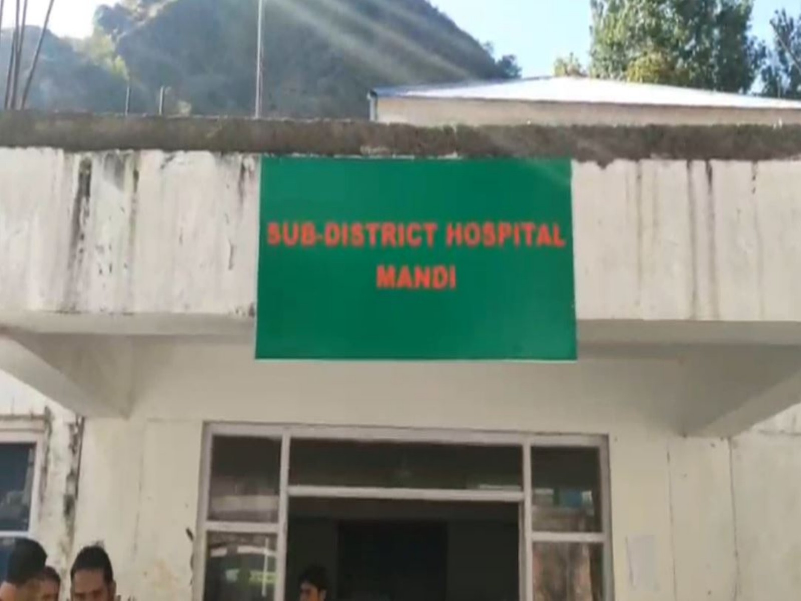 J-K: Sub-District Hospital Mandi, where three injured GREF labourers are undergoing treatment after a landslide in Poonch (Photo/ANI)
