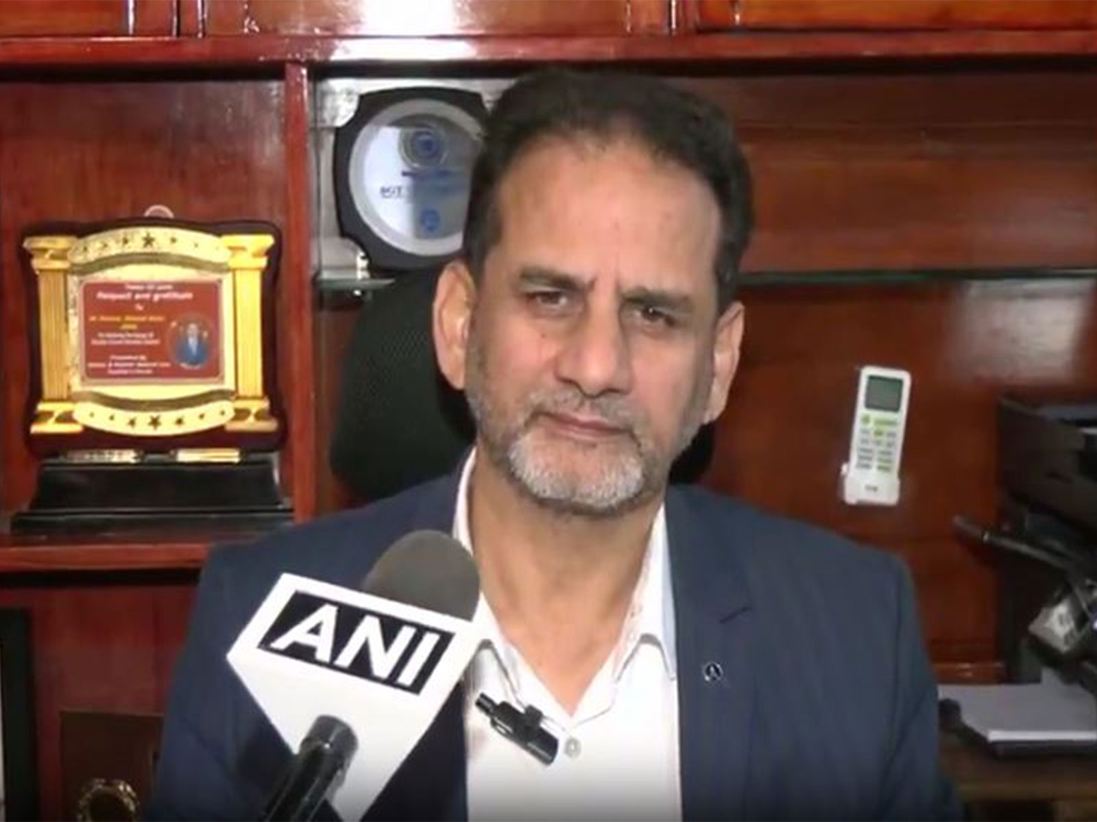 Naseer Ahmad Wani, Director School Education Kashmir (Photo/ANI)
