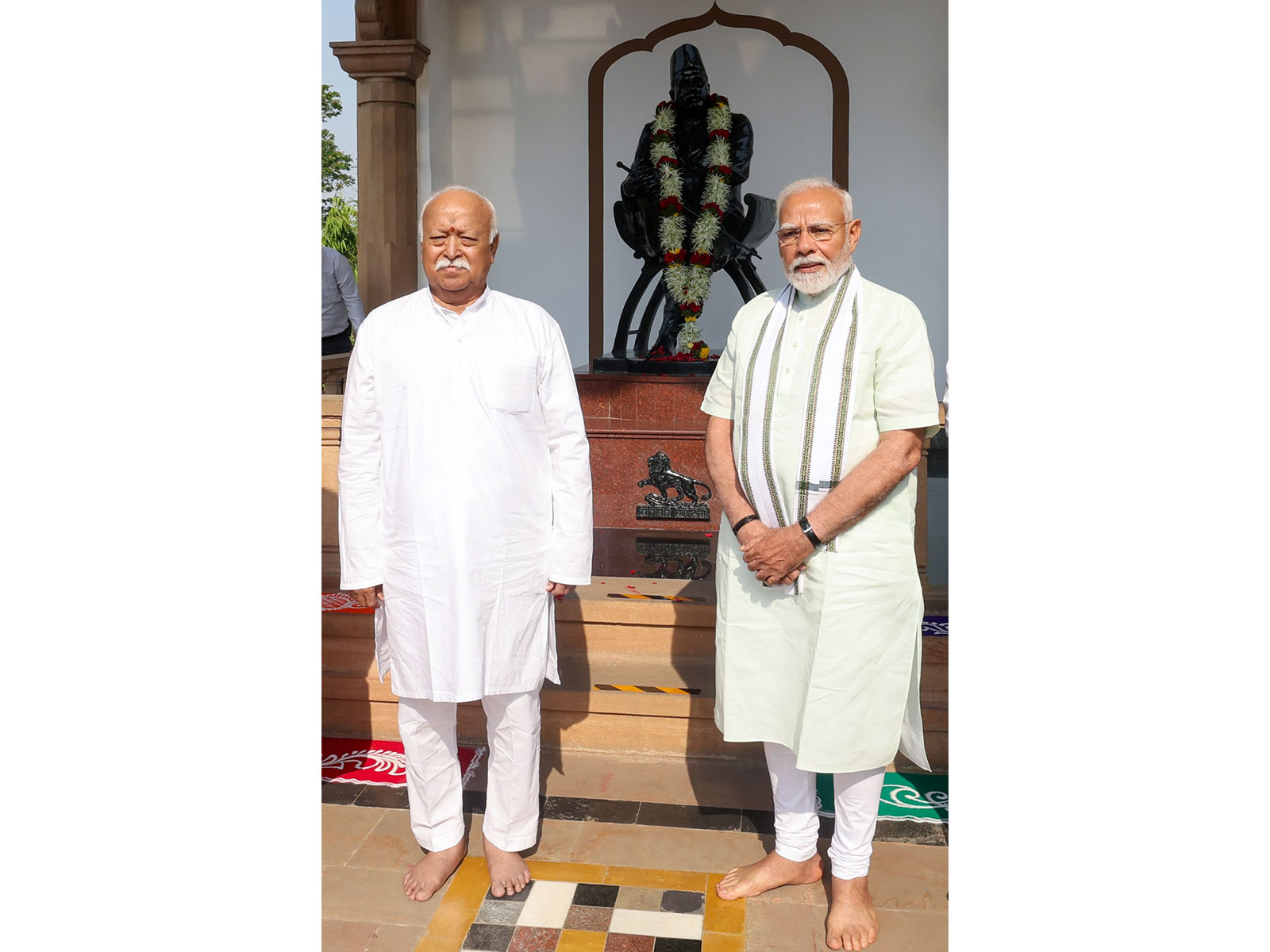 RSS chief Mohan Bhagwat and PM Modi (File Photo/ANI)