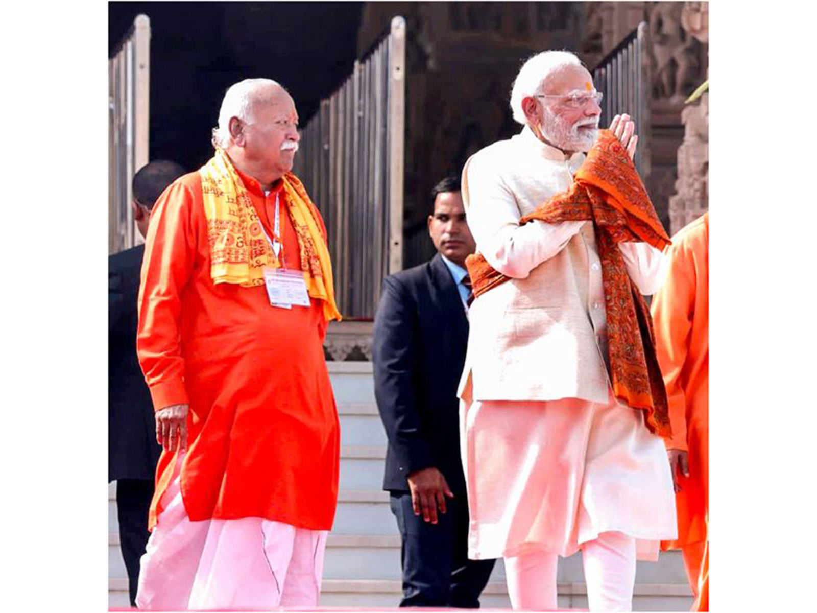 RSS Sarsanghchalak Mohan Bhagwat and Prime Minister Narendra Modi (FilePhoto/ANI)