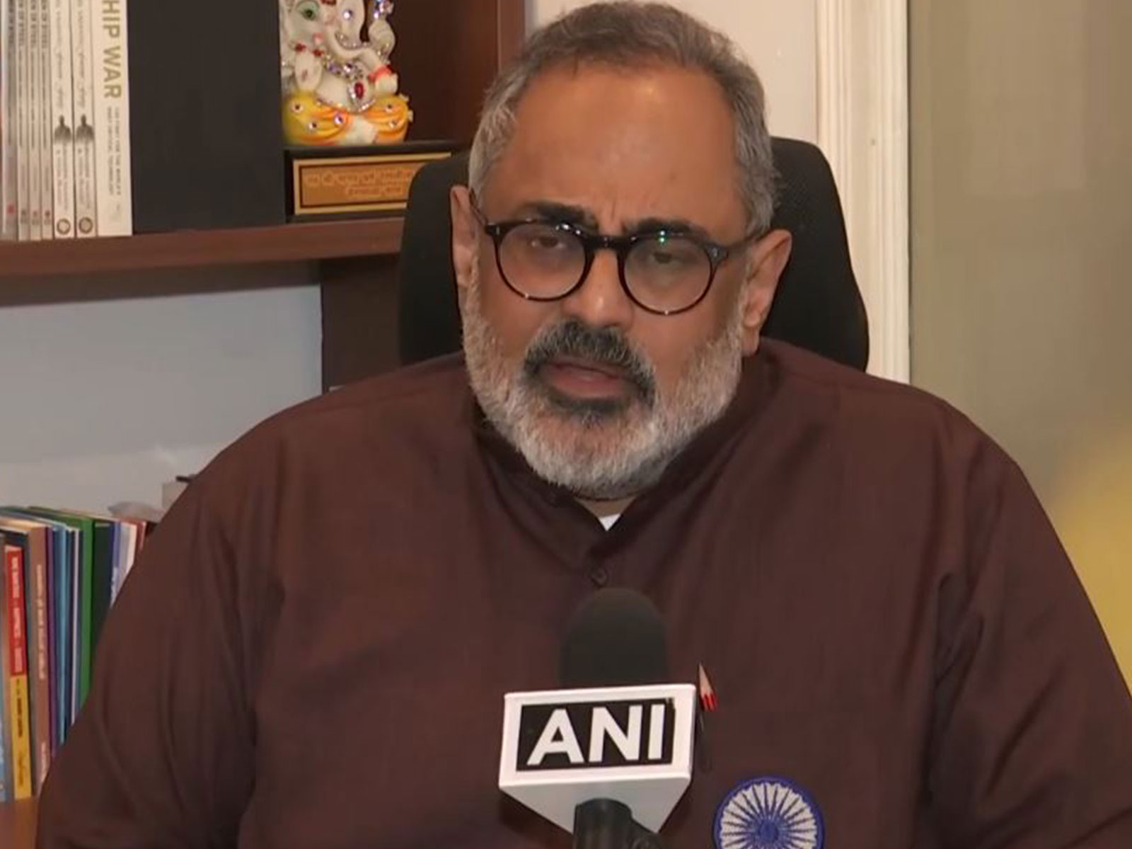 Keralam BJP president Rajeev Chandrasekhar (Photo/ANI)