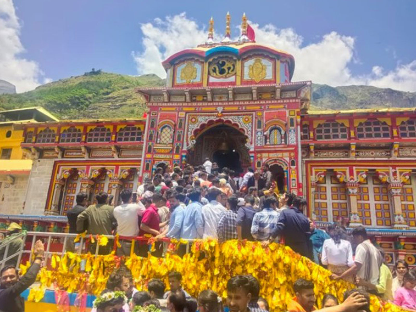 Badrinath Temple (File Photo/ANI)