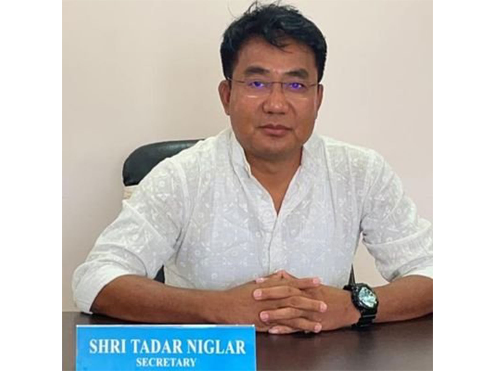 Arunachal Pradesh General Secretary, Tadar Niglar (Photo/@NiglarTadar)