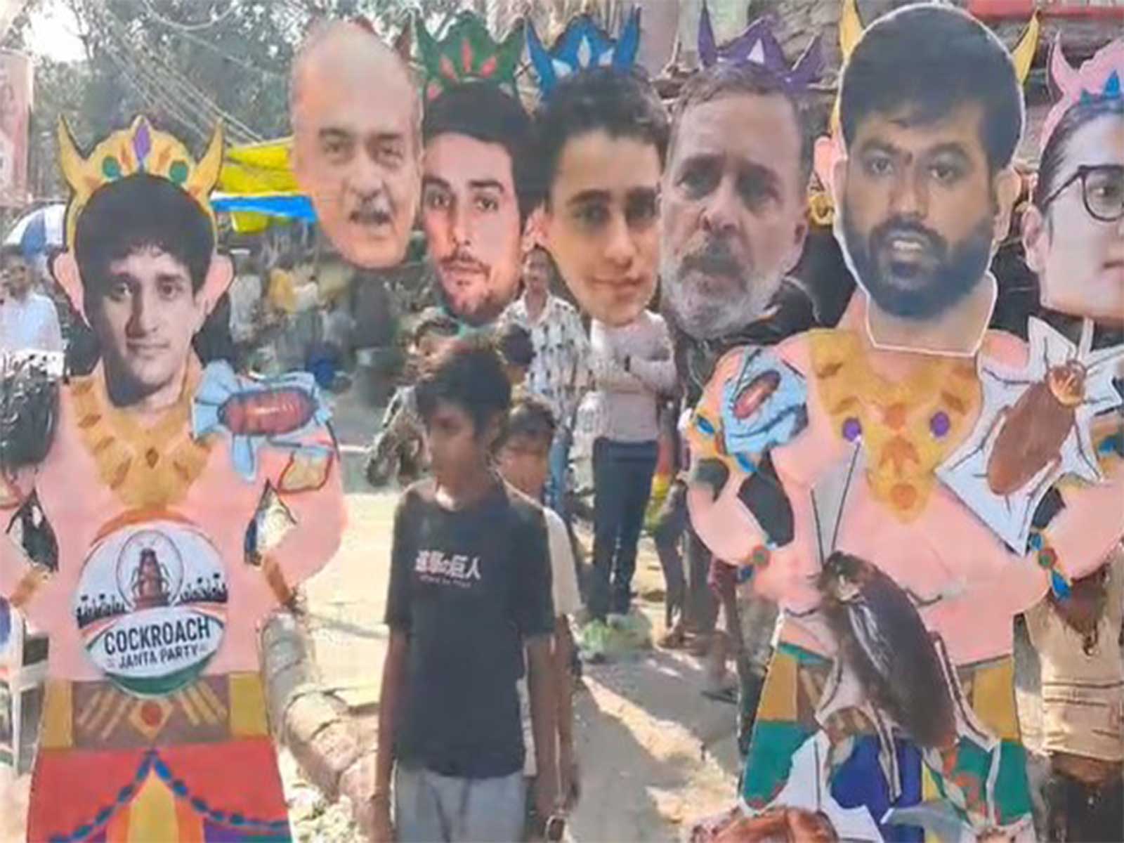 Effigies of CJP Members and others (Photo/ANI)