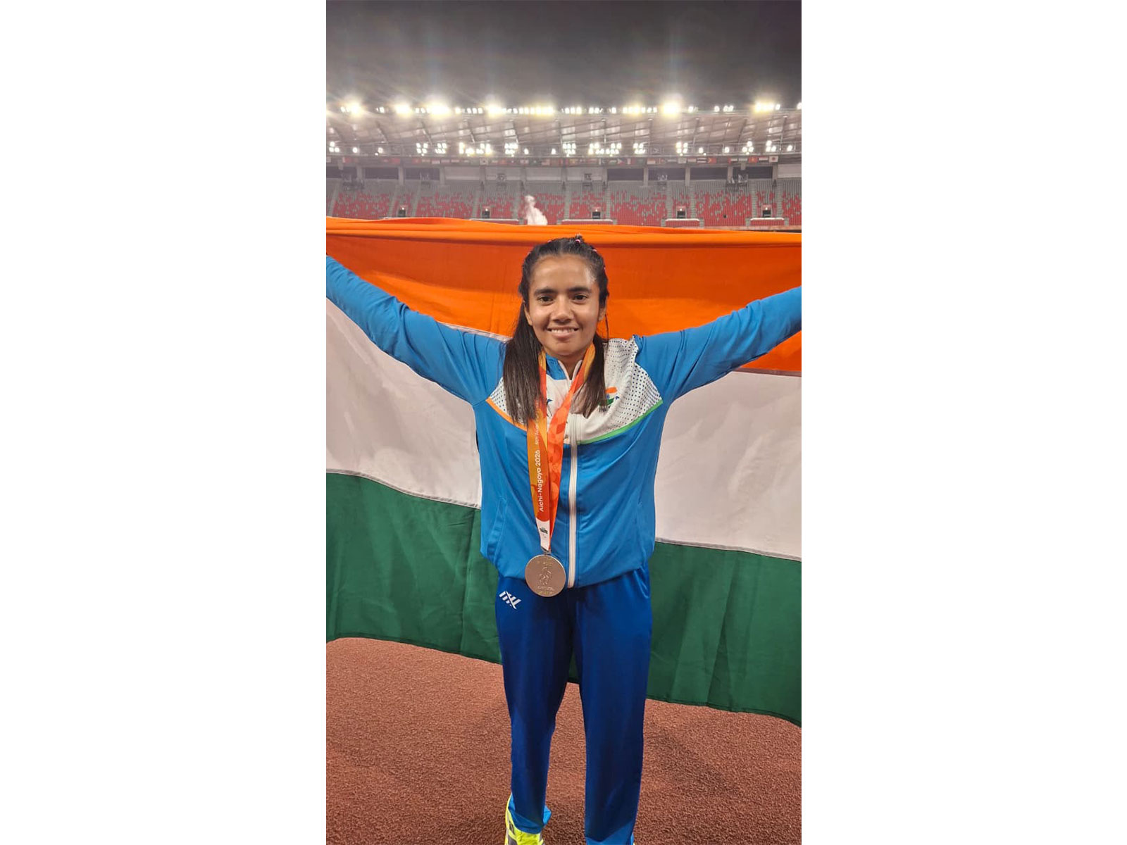 Preeti Pal clinched silver medal in Women’s 200m T35 final at Asian Para Games 2026 (Photo: PCI)