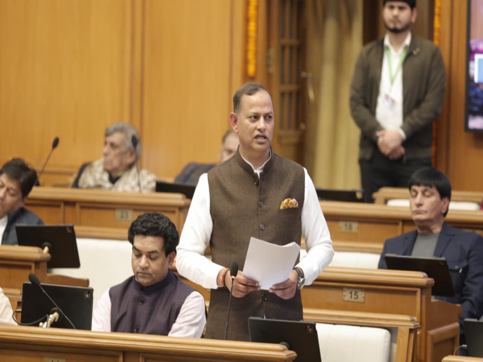 Delhi Social Welfare Minister Ravinder Indraj Singh (Image source: Indraj office)