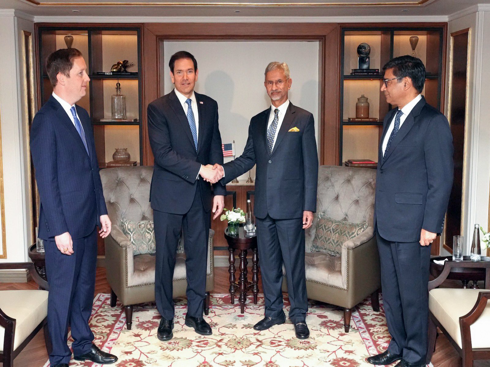 External Affairs Minister S Jaishankar meets US Secretary of State Marco Rubio (Photo/ANI)