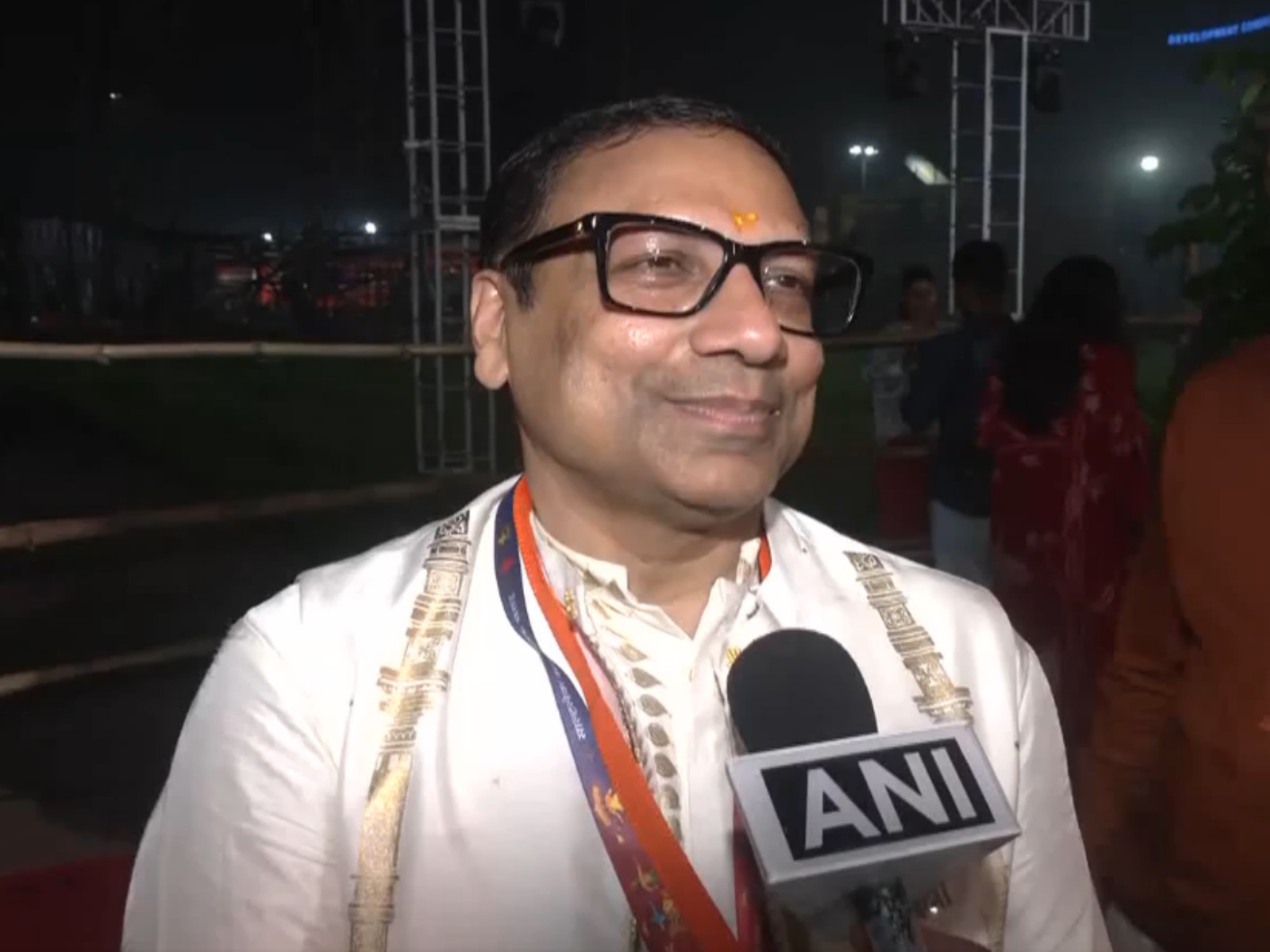 Chairman of the Trust Board of Salt Lake Sanskritik Sansad, Lalit Beriwala (Photo/ANI)
