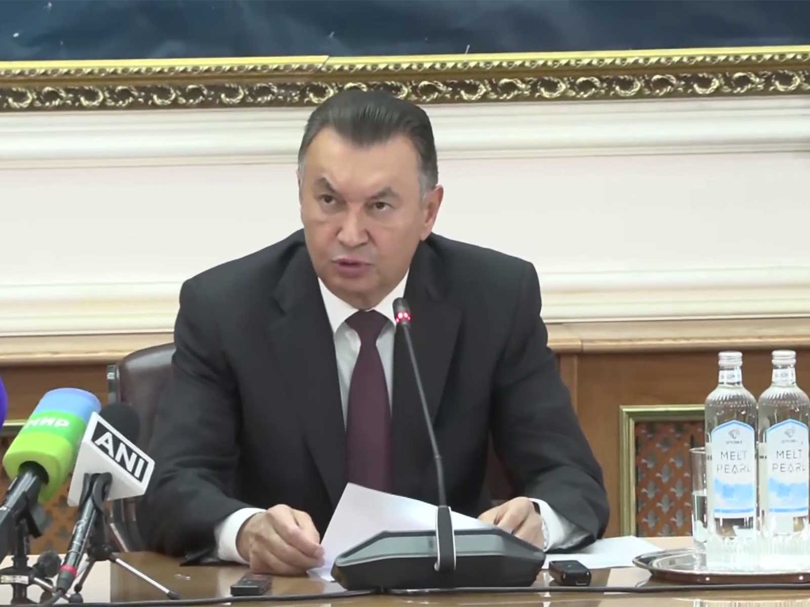 Tajikistan Prime Minister Qohir Rasulzoda at SCO meeting in Dushanbe (Photo/ANI)