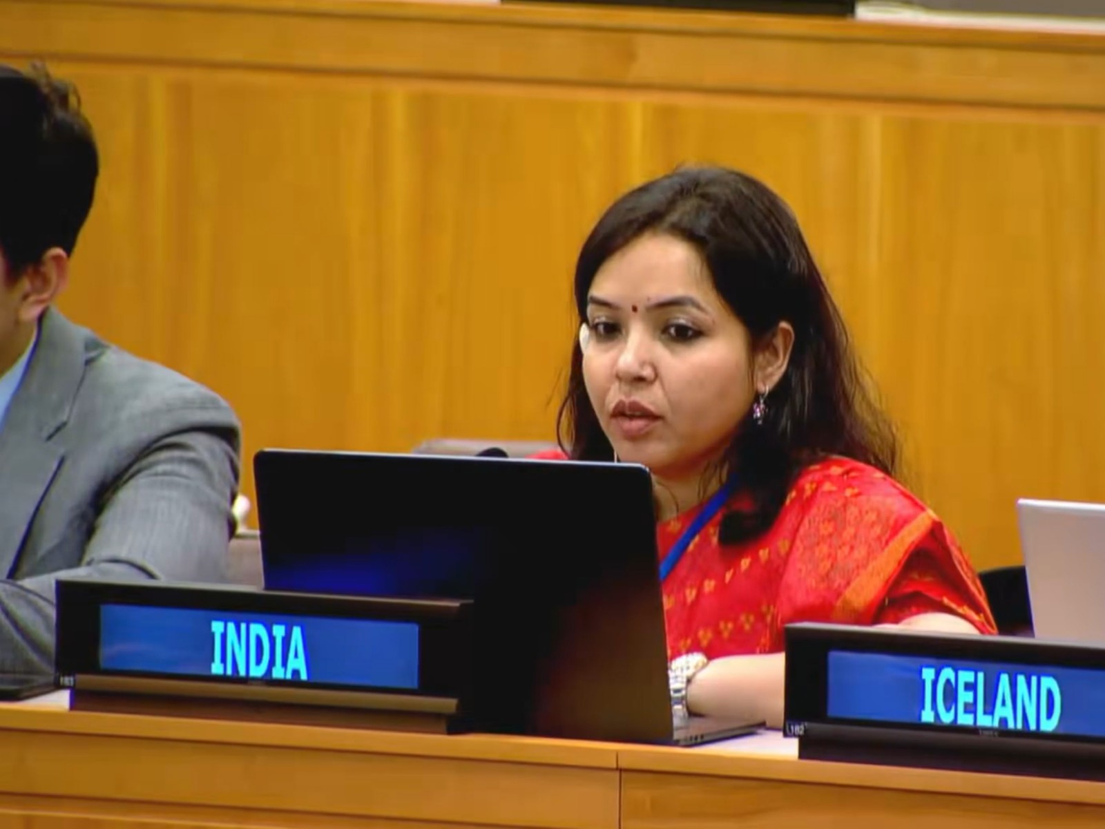 MEA Deputy Secretary Barkha Tamrakar (Photo/X/@IndiaUNNewYork)